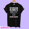 New York Always Pretty Lit Aaron Boone T-Shirt