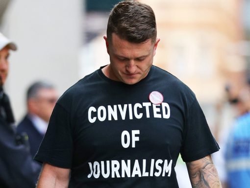 Tommy Robinson’s Convicted of Journalism T-Shirt