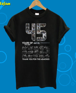 45 Years Of Seattle Seahawks 1974 2019 T-Shirt