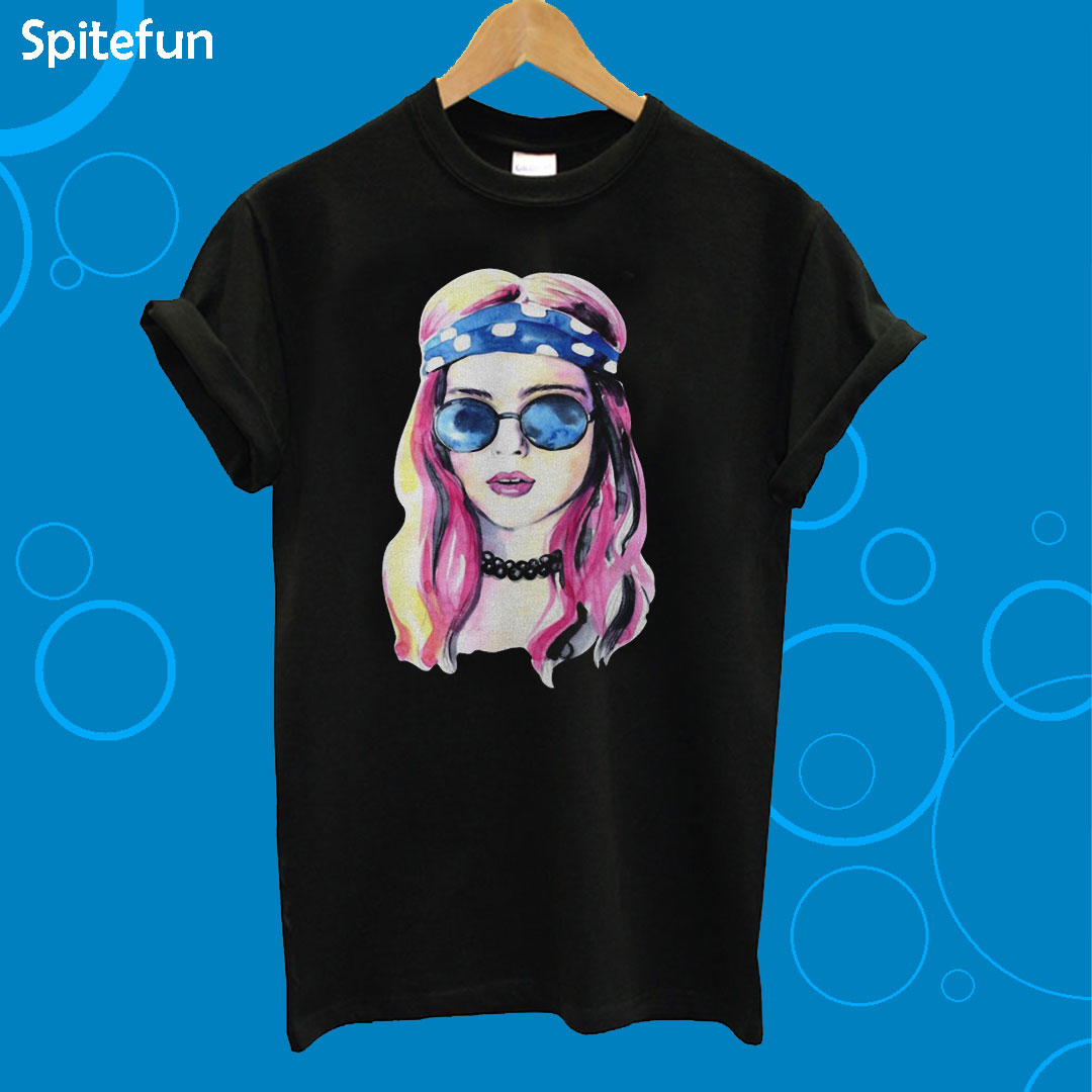 Beautiful Hippie Girl Soul Life Peace Freedom T-Shirt