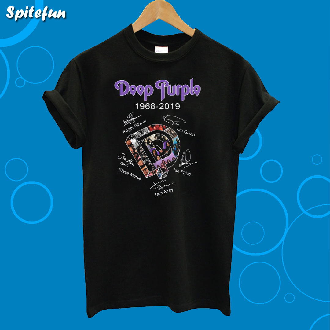 Deep Purple 1968 2019 signature T-Shirt