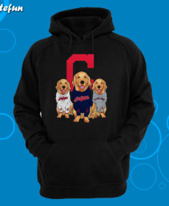 Golden Retriever Cleveland Indians Hoodie