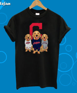 Golden Retriever Cleveland Indians T-Shirt