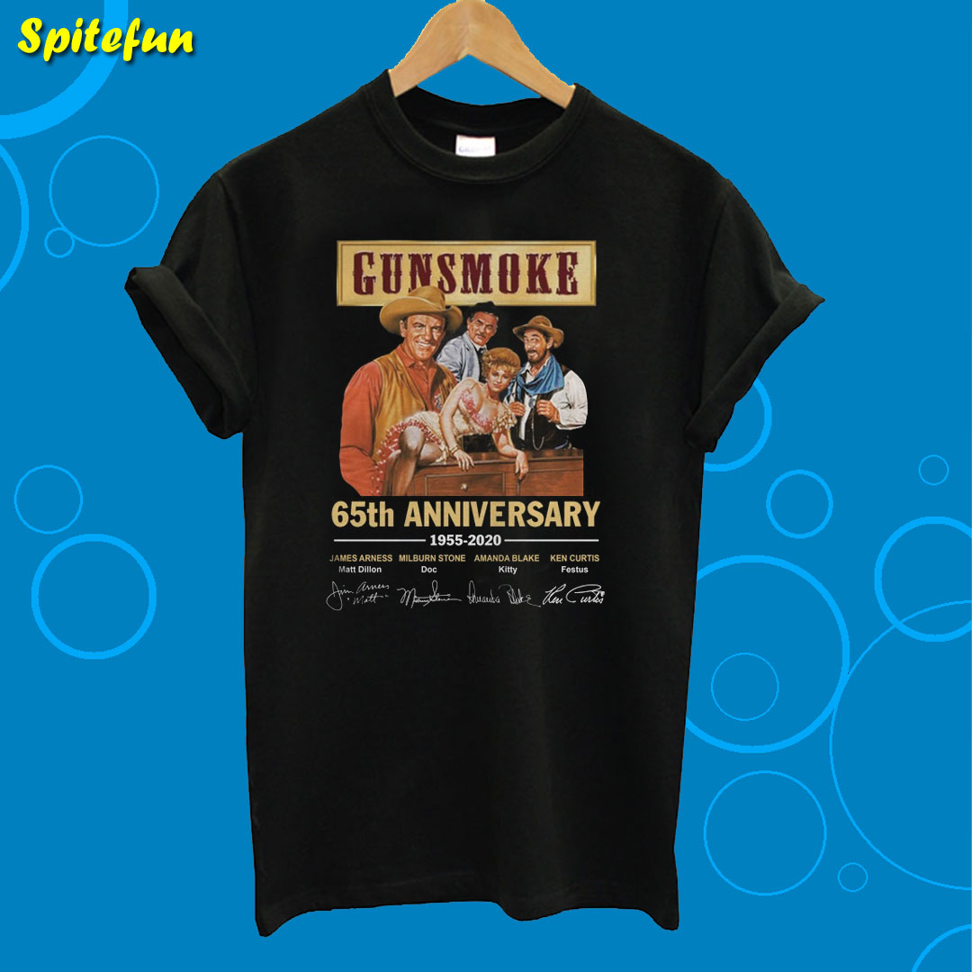 Gunsmoke 65th Anniversary 1955 – 2020 Signature T-Shirt