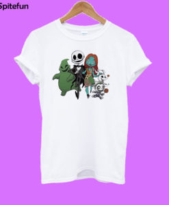 Jack Skellington and Sally and Zero Friend T-shirt