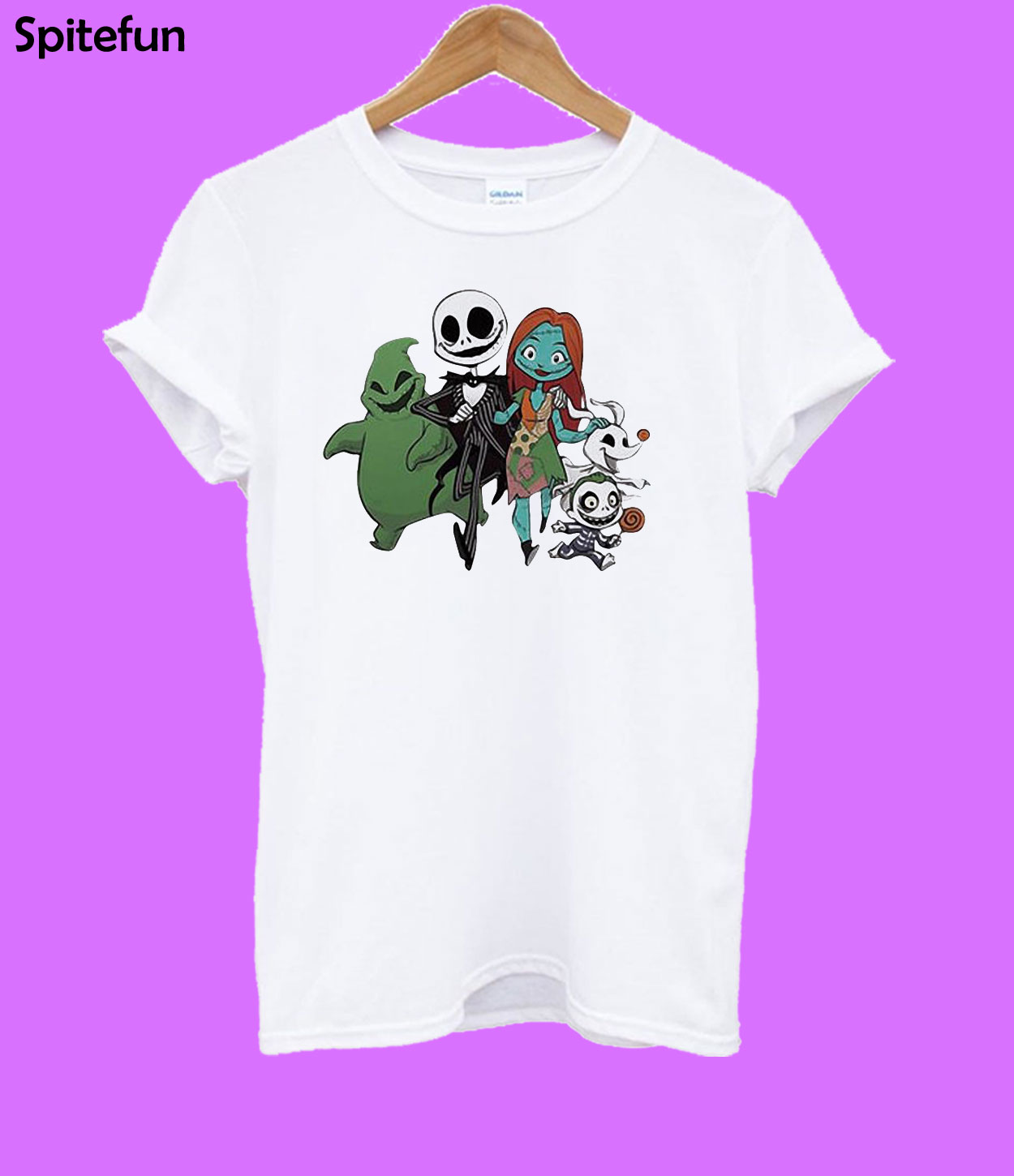 Jack Skellington and Sally and Zero Friend T-shirt