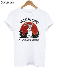 Jackalope A Fearsome Critter Sunset T-Shirt