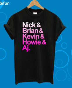 Nick Brian Kevin Howie Aj T-Shirt