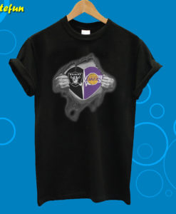 Raiders Lakers It’s In My Heart Inside Me T-Shirt