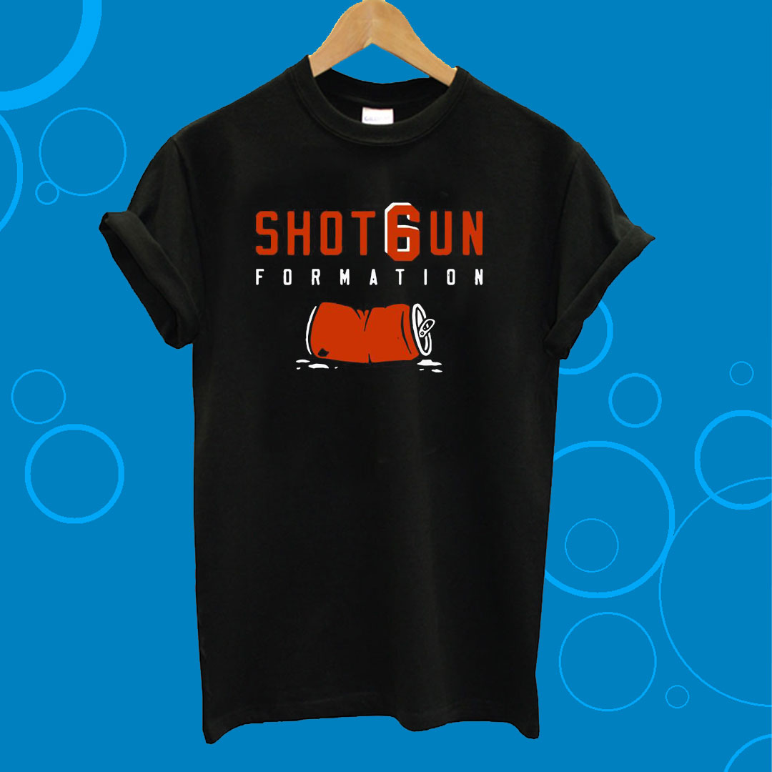 Shotgun Formation Cleveland Browns T-Shirt