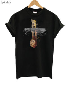 Simba Lion King Water Mirror Reflection Mufasa T-Shirt