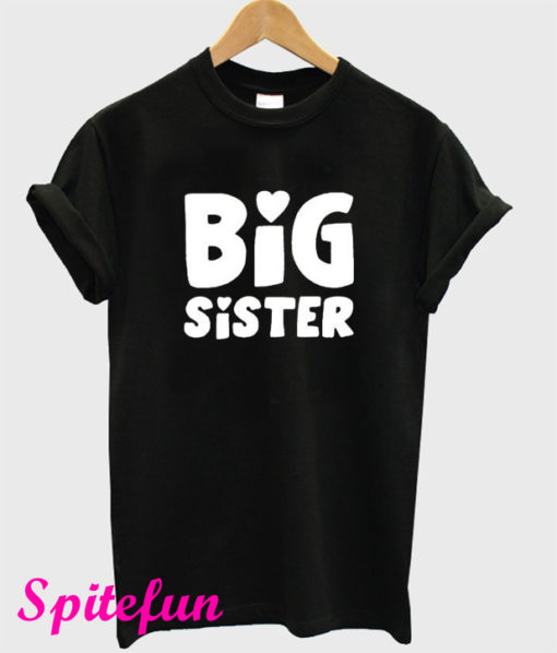 Big Sister Black T-Shirt