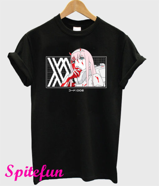 Bloody Zero Two From Darling In The Franxx T-Shirt