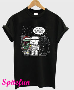 Boba It's Cold Outside Black T-Shirt