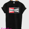 Champion Spark Plugs Black T-Shirt