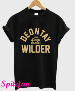 Deontay Wilder The Bronze Bomber T-Shirt