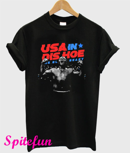 Derrick The Black Beast Lewis USA In Dis Hoe T-Shirt