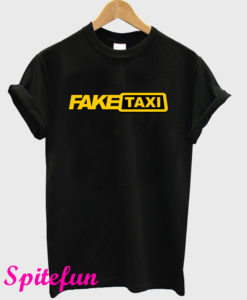 Fake Taxi Funny Black T-Shirt