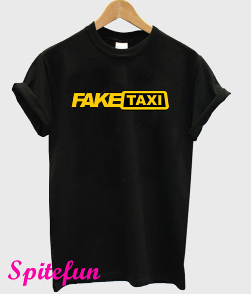 Fake Taxi Funny Black T-Shirt