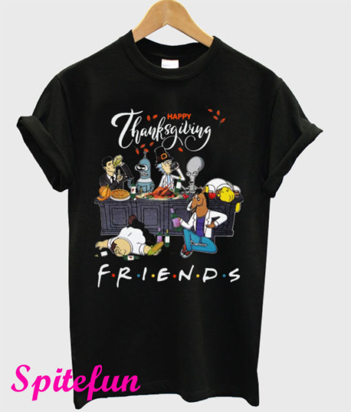 Friendsgiving Black T-Shirt