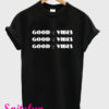 Good Vibes Black T-Shirt