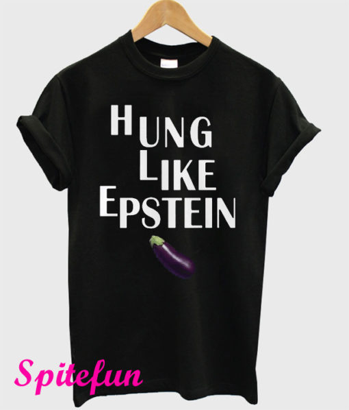 Hung Like Epstein Black T-Shirt