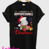 I Want a Hippopotamus for Christmas T-Shirt