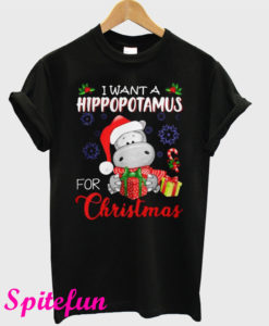 I Want a Hippopotamus for Christmas T-Shirt