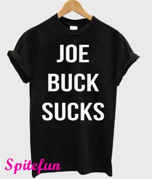 Joe Buck Sucks Black T-Shirt