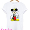 Mickey Mouse Smoking a Bong Marijuana 420 Stoner Weed T-Shirt