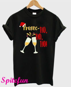 Prosec Ho Ho Ho Wine Christmas Celebration T-Shirt