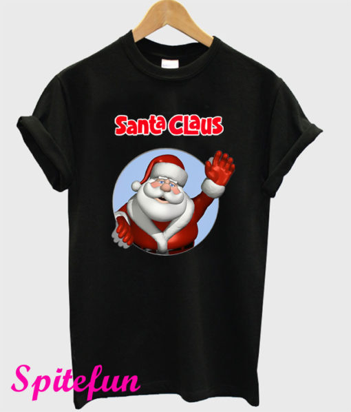 Santa Claws Black T-Shirt