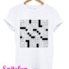 Stuffed Crossword White T-Shirt