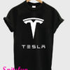 Tesla Logo Black T-Shirt