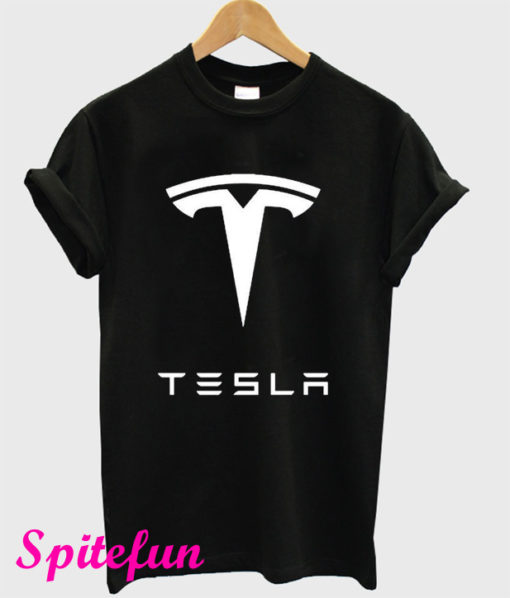 Tesla Logo Black T-Shirt