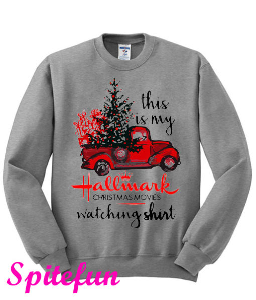 hallmark christmas movie watching sweater