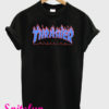 Thrasher Blue Flames T-Shirt