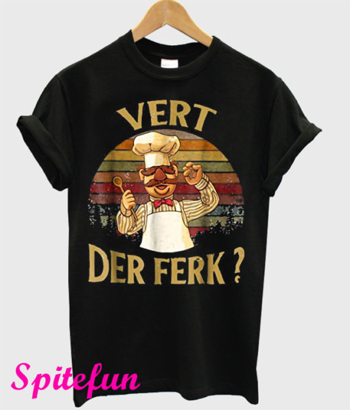 Vert Der Ferk Black T-Shirt