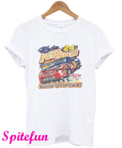 Vtg Jeff Gordon Fire Storm 24 Nascar T-Shirt