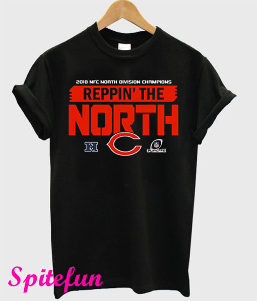 2018 NFC North Division Champions Reppin' The North T-Shirt