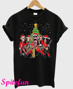 Aerosmith band merry Christmas T-Shirt