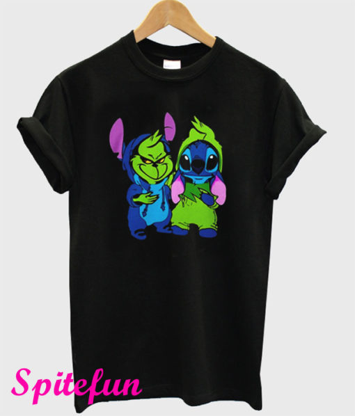 Baby Grinch and Stitch T-Shirt