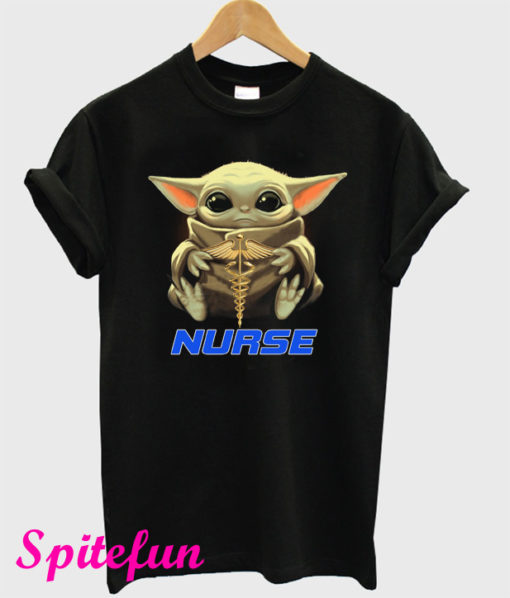 Baby Yoda And Nurse T-Shirt