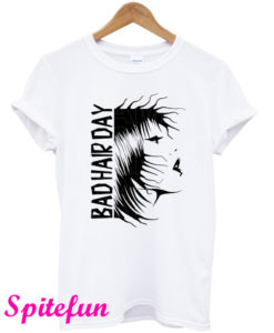 Bad Hair Day White T-Shirt