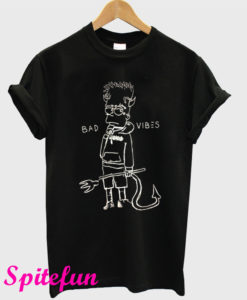 Bad Vibes Bart Simpson T-Shirt