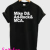 Beastie Boys Mike D& Ad-Rock& MCA T-Shirt