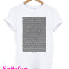 Bee Movie Script T-Shirt