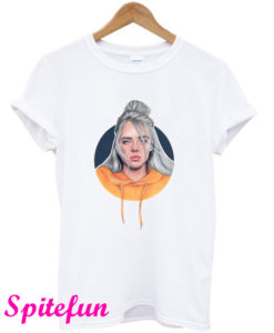 Billie Eilish With Orange Hoodie T-Shirt