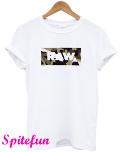 Camo G-Star Raw Logo T-Shirt