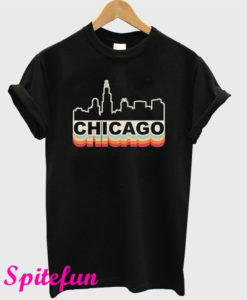 Chicago Skyline Vintage T-Shirt